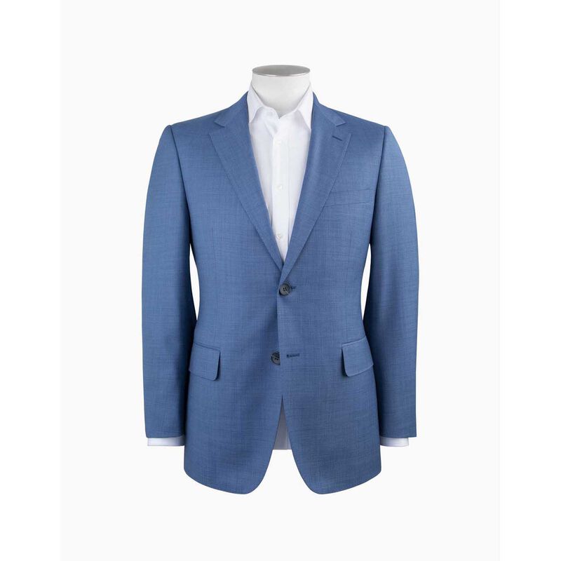 Rembrandt Cooper Pale Blue Sharkskin Suit Jacket image number 2